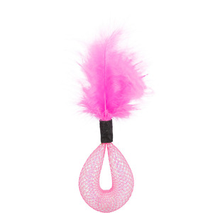 Set di tubi da 15 cm, giocattoli per gatti in rete colorata con piume per divertirsi durante il gioco - Product Image 4