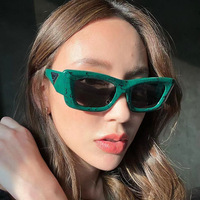 Gafas de Sol de Moda para Mujer, Marca Summer, Montura de Plástico, Diseño Ojo de Gato, Gafas de Sol de Lujo de Diseñador, Alta Costura 2023