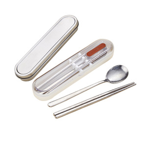 Ensemble de vaisselle portable en titane pur, trois pièces, pour étudiants, utilisation en extérieur et à usage unique - Product Image 1