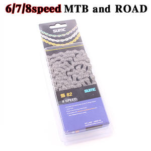 SUMC — chaîne de vélo pour <span class=keywords><strong>vtt</strong></span> S82, perles 8/9/10/11/12 vitesses, accessoires de cyclisme, couleur titane or ou argent - Product Image 3