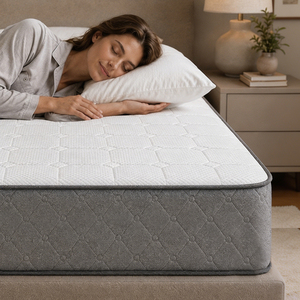 King Size Hybrid <b>Spring</b> <b>Mattress</b> with Memory Foam Soft Comfort and Firm Support for Home Bedroom - Product Image 1