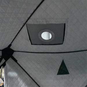 Tenda pancing Musim Dingin, tenda memancing Musim Dingin terpisah, tempat penampungan es dengan lubang cerobong asap - Product Image 4