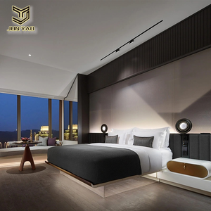 Ensemble complet de meubles modernes haut de gamme pour hôtel comprenant des meubles de <span class=keywords><strong>chambre</strong></span> à coucher king-size Articles de salon Hôtel fabriqué directement - Product Image 4