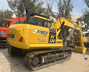 Nouvelle arrivée Excavatrice de 13 tonnes à bas prix pour machine de terrassement Komatsu Pc130 d'occasion avec moteur à noyau et moteur en stock - Product Image 6