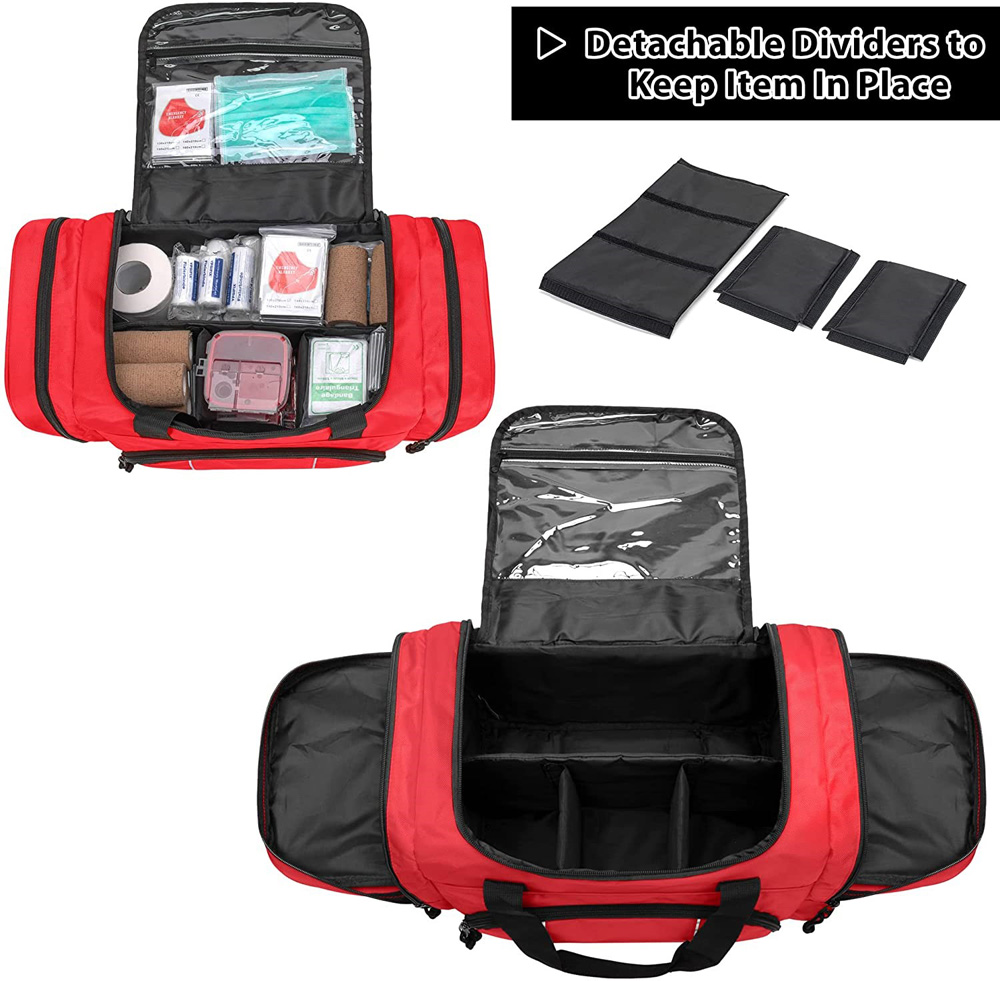 product-750-735.75 FREE SAMPLE Empty medical supply bags, clinical research medical equipment bags, health care outdoor first aid kits