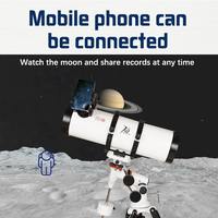 Professional High Resolution Large Diameter Skywatcher Telescope for Stargazing Viewing and Dual-Use