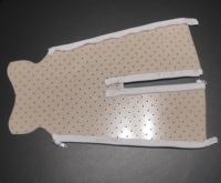 Attache de cheville en mousse EVA/PCL/PU de qualité médicale, résistante au feu, épaisseur 3 mm, avec fermeture éclair extractible et facilement amovible, 60x90 cm, couleur personnalisée
