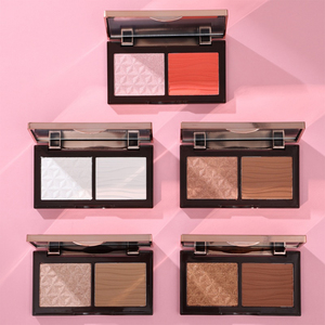 Venta al por mayor 3 en 1 Contour Blush Face Palette <span class=keywords><strong>Duo</strong></span> Color para maquillaje Contour Palette - Product Image 1