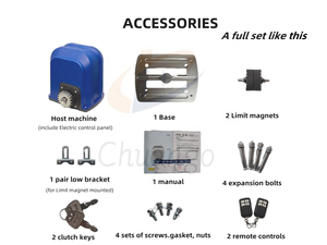 มอเตอร์ประตูเลื่อน/ประตูโรงรถที่เปิดด้วยไฟฟ้าอัตโนมัติ500กก. - Product Image 5