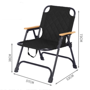 Chaise pliante Kermit de haute qualité pour l'extérieur avec rembourrage en coton, chaise de loisirs portable pour pique-nique et pêche - Product Image 4