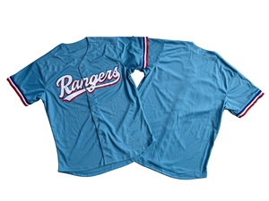 Maillot de baseball personnalisé pour <span class=keywords><strong>homme</strong></span>, cousu, Texas Ranger, Adolfo <span class=keywords><strong>Garcia</strong></span> # 53 Corey Seager # 5 Marcus Semien # 2 Jacob Degrom # 48 - Product Image 4
