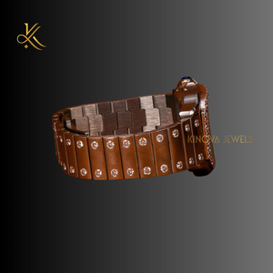 Montre en diamant Moissanite élégante et durable avec des matériaux de qualité supérieure et des étincelles pour un look intemporel sophistiqué - Product Image 4