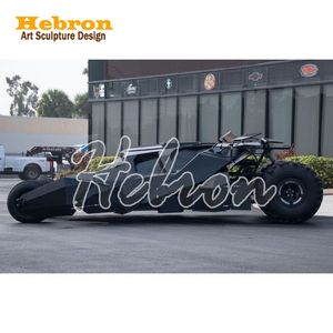 Escultura de Coche de <span class=keywords><strong>Batman</strong></span> a Tamaño Real, Personalizada de Fábrica, Escultura de Metal Reciclado, Modelo de Coche Artístico para Colección y Exhibición de Entusiastas de Autos - Product Image 6