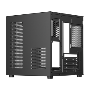 Thùng máy tính chơi game ESGAMING thiết kế mới, kính cường lực dọc, màu đen, kiểu tháp, có bộ lọc bụi dành cho máy tính chơi game - Product Image 4