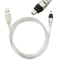Câble adaptateur USB mâle vers Firewire IEEE 1394 4 broches mâle iLink, câble Firewire 1394 pour caméra DV SONY DCR-TRV75E, 150 cm