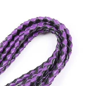 Fouet en cuir tressé à <span class=keywords><strong>la</strong></span> main BDSM, outils de punition pour couples, pagaie pour fessées, jouets sexuels pour esclaves - Product Image 5