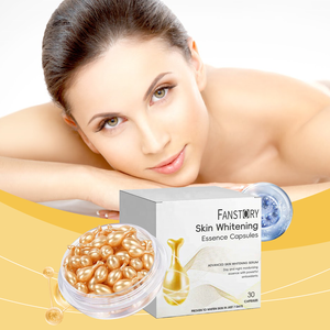 Alta Qualidade Vitamina E Óleo de Sândalo Nutre Profundamente Ilumina Pele Descartável Cápsulas Hidratante Facial Whitening Serum - Product Image 6