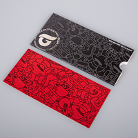Enveloppes personnalisées pour cartes de membre, pochettes coulissantes en papier, emballage pour cartes VIP, cartes de crédit, cartes cadeaux, boîtes d'emballage.