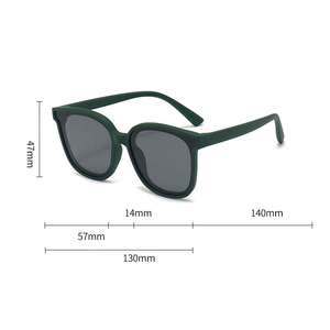 Occhiali da sole con montatura quadrata in Silicone flessibile di alta qualità per ragazzi <span class=keywords><strong>e</strong></span> ragazze personalizzati polarizzati UV400 disponibili in blu nero rosso - Product Image 4