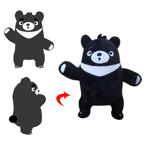 Low Moq ODM OEM Design personalizzato disegno bambola peluche, animale umanoide cuscino coperta mascotte personalizzata - Product Image 2