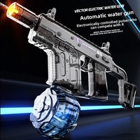 Permainan Tembak Air Otomatis untuk Anak-Anak, Mainan Luar Ruangan Musim Panas, Pistol Air Multi-Mesin Victor Elektrik