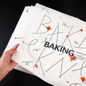 Wholesale Coated Printing Logo Burger Packaging <b>Grease</b>-proof Wrapping <b>Paper</b> for Cake Sandwich Toast Food Packaging - Product Image 5