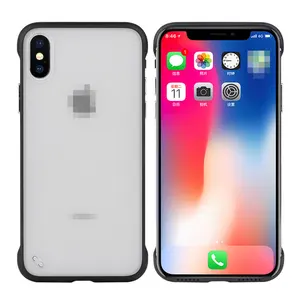 2020新款热卖超薄奢华透明无框手机壳适用于iPhone 12 11 Pro Max XR XS 7 6 6S 8 Plus无边框手机壳