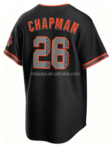 Cuciture <span class=keywords><strong>di</strong></span> Alta Qualità # 16 Rafael Devers # 51 Jung Hoo Le e # Maglia da baseball americana nera alternativa <span class=keywords><strong>di</strong></span> Matt Chapman, numero 26 - Product Image 2