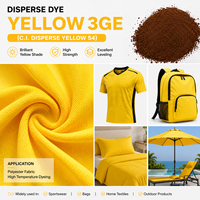 Colorant dispersé Liqian Jaune Moutarde 3GE en poudre pour polyester, textile, nylon, soie, coton, lin – Colorants pour tissus