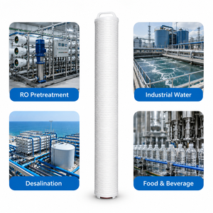 Cartucho de Filtro de Alto Flujo y Gran Diámetro de PP para Sistemas de Filtración Industrial - Product Image 6