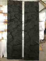 Vente en gros usine – Panneau mural moderne en polyuréthane (PU) imitation grand carrelage de galets artificiels pour usage intérieur (salle à manger, hôtel, chambre)