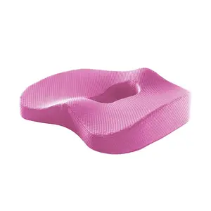 Coussin de siège ergonomique avec GEL rafraîchissant, soulagement de la pression des beignets, mousse à mémoire améliorée pour les hémorroïdes, douleur du coccyx, apaisant