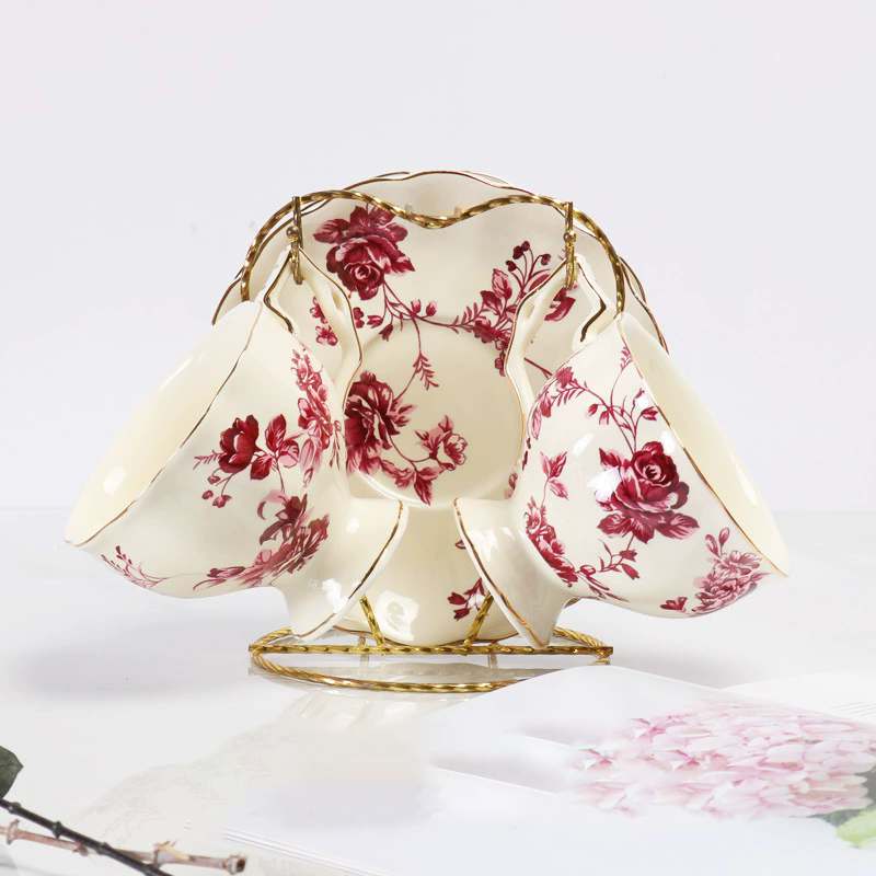 double cup and saucer