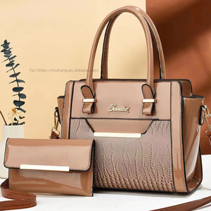 Alligator PU Leather Women's Bags Set Handbags Shoulder Bags Come With a Wallet for Women Ladies Large <b>Purses</b> - Product Image 6