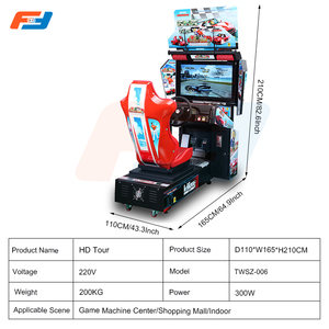 Xe đua trò chơi máy lái xe mô phỏng 5D với đua mô phỏng buồng lái chơi game ghế cho doanh số bán hàng - Product Image 4