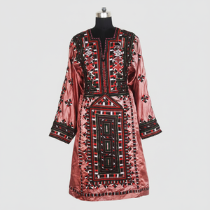 Real Tribal Afgan Balochi vestido al por mayor BDR035 colección de Vintage bordado a mano BANJARA Balochi vestidos - Product Image 1