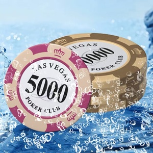 Fichas de Póker de Arcilla de Casino Monte <span class=keywords><strong>Carlo</strong></span> de Primera Calidad, Duraderas, de 14g y 40mm, con Logotipo Personalizado para Entretenimiento - Product Image 4