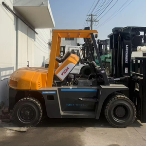 <b>Used</b> TCM HELI for 7 Ton Diesel Engine Forklift Powered <b>Pallet</b> Truck Japanese FD50/FD70/FD80/CPCD70 Retail Side Shift Fork - Product Image 1