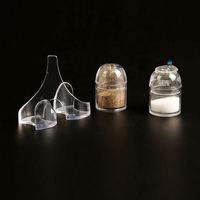 Salière et poivrière jetables en plastique de qualité alimentaire pour avion, format mini