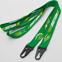 Lanière personnalisée en polyester sérigraphié détachable avec logo, pour téléphone et clés, anti-perte, à porter en bandoulière