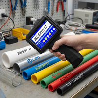 Imprimante d'étiquettes portable semi-automatique intelligente 12,7 mm, nouvelle, garantie 1 an, alimentée par batterie
