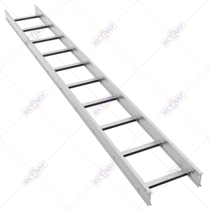 Bandeja de cables de aleación de aluminio estilo escalera para colocar cables en diferentes direcciones Bandeja de cables de aluminio - Product Image 1