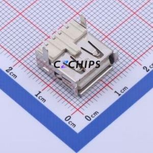 903-232A2031S10110 USB Connector SMD Connector ( Connector Type: Type-A )( Protocol Standard: USB 2.0 )( Gender: Female ) - Product Image 1