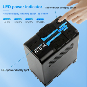Batterie d'appareil photo Lithium-Ion <span class=keywords><strong>BP</strong></span>-U100 pour <span class=keywords><strong>Sony</strong></span> PMW-EX1 EX3 EX160 EX260 EX280 PXW-F3 <span class=keywords><strong>BP</strong></span>-U30 <span class=keywords><strong>BP</strong></span>-U65 <span class=keywords><strong>BP</strong></span>-<span class=keywords><strong>U90</strong></span> - Product Image 2