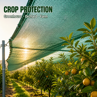 HDPE Warp gebreide UV-bestendige 100GSM 30%-90% schaduwdoek voor boomgaard wijngaard fruitteelt gewasbescherming landbouw schaduwdoek