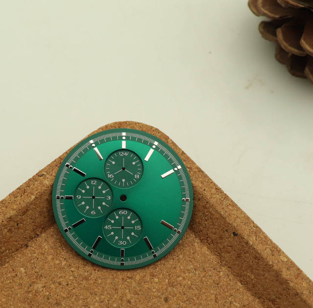 40mm Stainless Steel Dial Accessory Watch with VK63 Movement