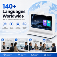 Dispositif de traduction intelligent à double écran AI, deux écrans de 10,1 pouces, traduction vocale, prend en charge 80 langues, interprétation simultanée