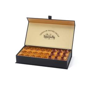 Prémio personalizado caja de chocolate luxo embrulho papel celebração chocolate doces embalagem caixa presente com plástico inserir - Product Image 2