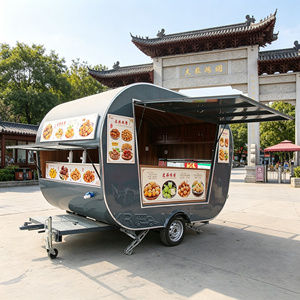 Professional Nacho Trailer Fully Equipped Lemonade Catering Truck Stylish Burger Food Cart - Product Image 1