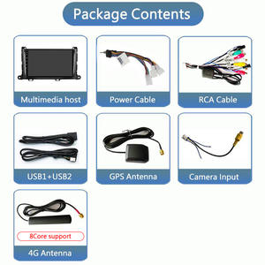 Lecteur DVD de voiture Android 9 pouces HD multimédia avec navigation GPS et CarPlay pour Toyota Sienna 2011-2014 - Product Image 4